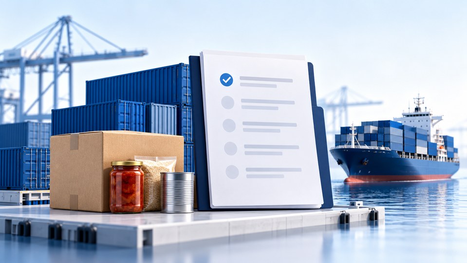 Khai báo Prior Notice cho lô hàng thực phẩm sang Mỹ